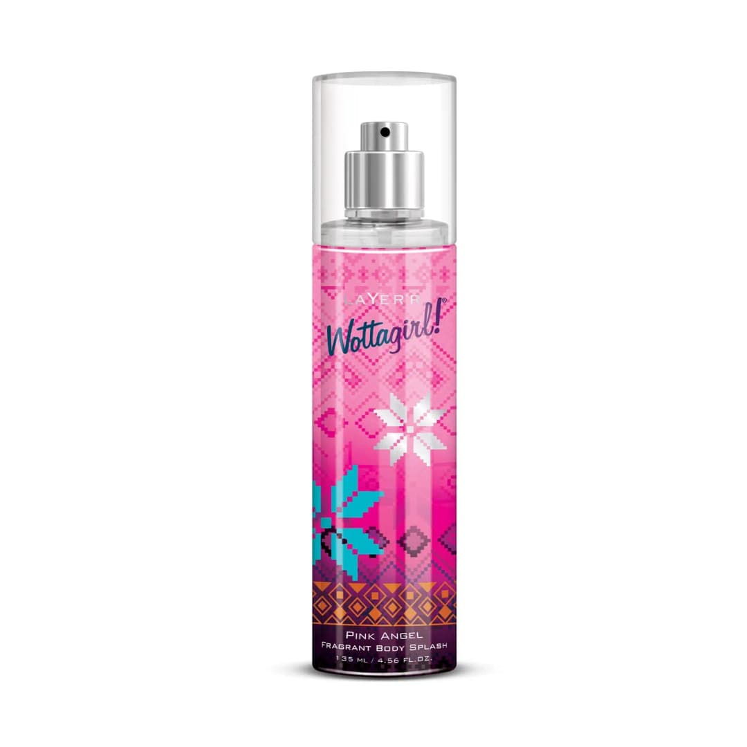 Layer'r Wottagirl Pink Angel Body Splash Perfume 135 ML