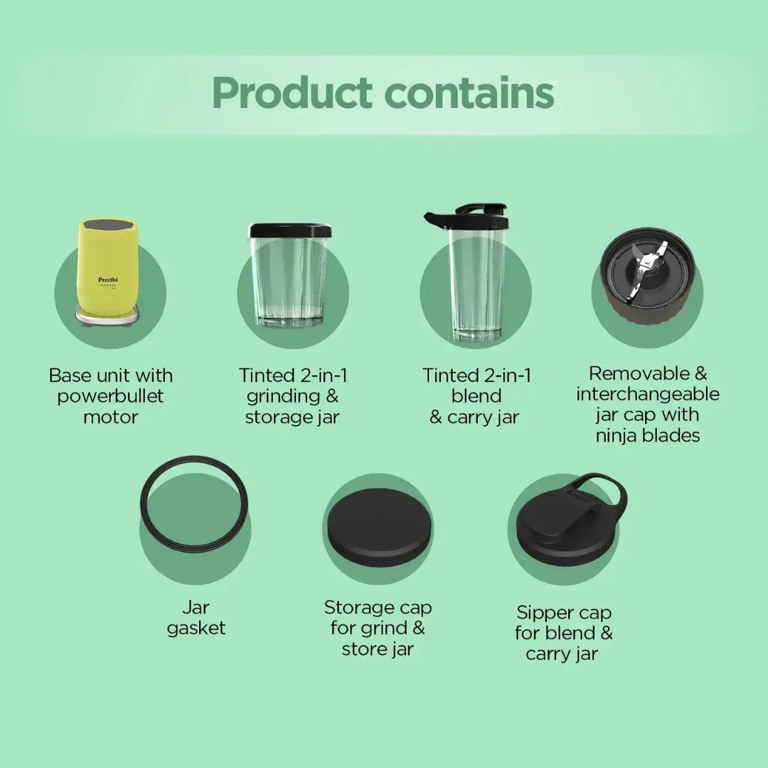 Preethi Miniblend Pro Corded Electric Juice Blender 300 W