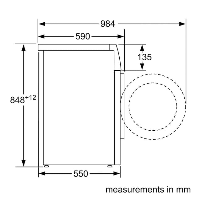Bosch Front Load Fully Automatic Washing Machine 6 KG (WAB16060IN-White)