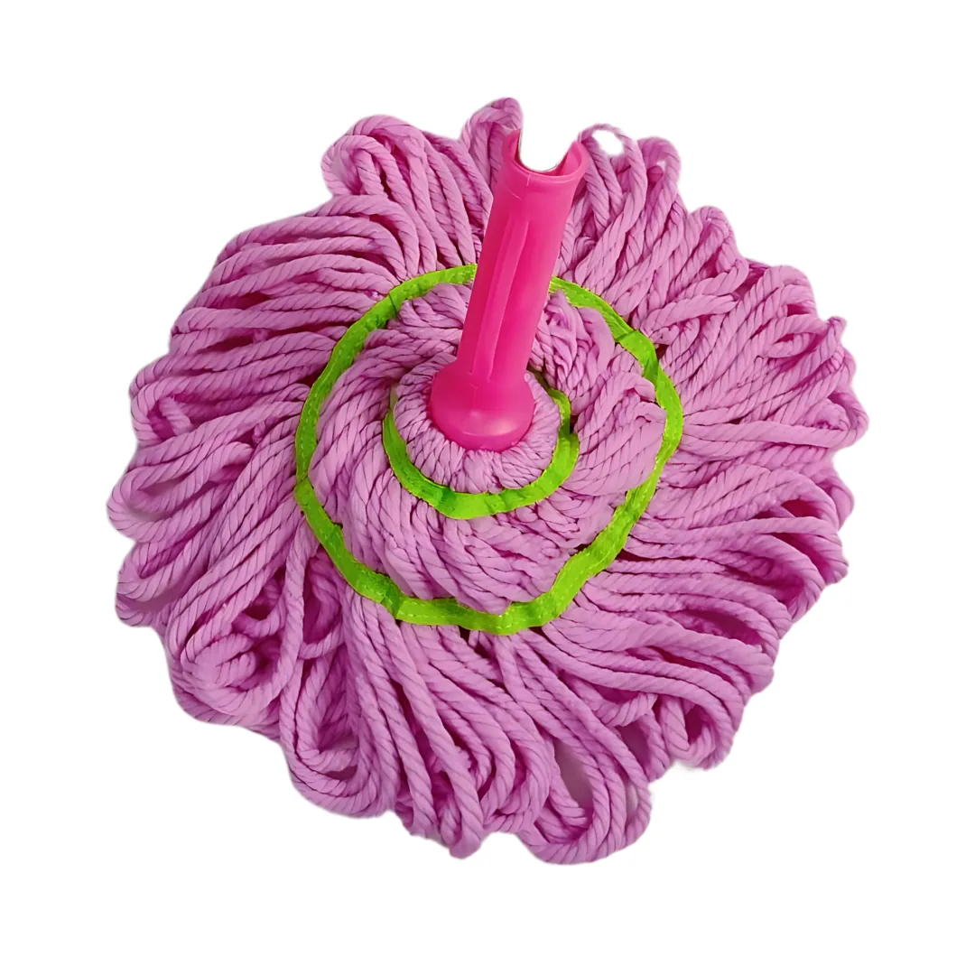 Spin Purple 360 Degree Rotation Non Stick Hand Wring Dehydration Mop