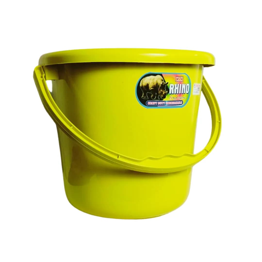 IMI Rhino High Quality Plastic Bucket Yellow