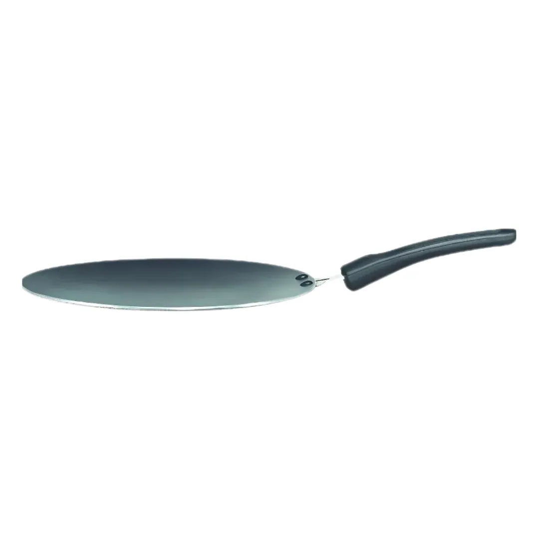 Prestige Omega Select Plus Non- Stick Aluminium Concave Tawa 28 CM (Black)