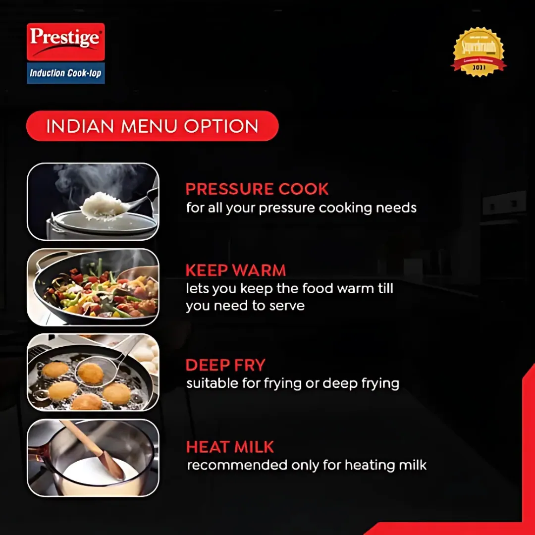 Prestige Pic 20 WIZ Induction Cooktop Black