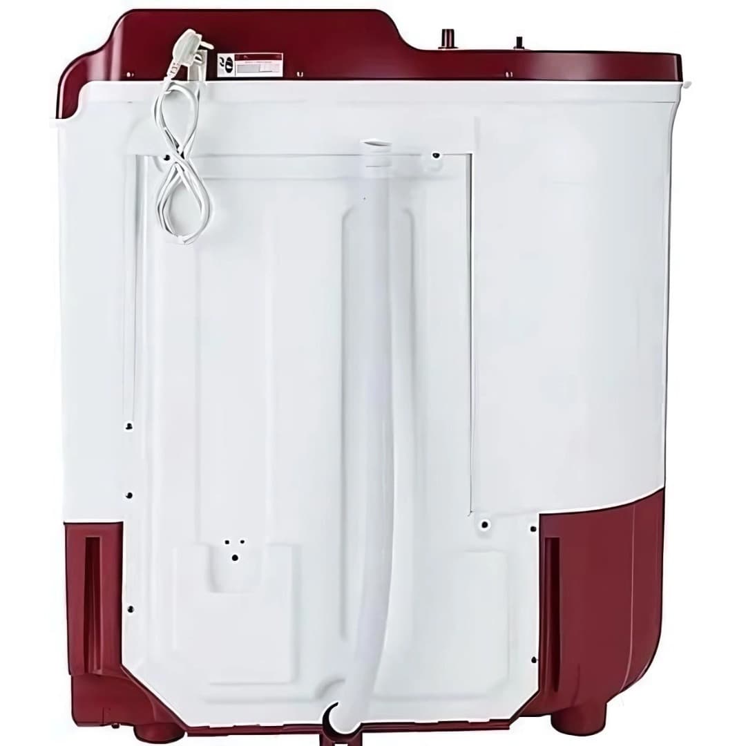 Whirlpool Top Load Semi Automatic Washing Machine 8 KG (SA 80 A 5S-White With Coral Red Lid)