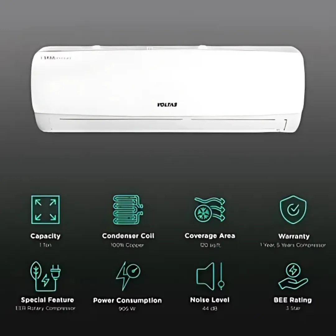 VOLTAS Vectra Elegant Air Conditioner 1 Ton Split AC