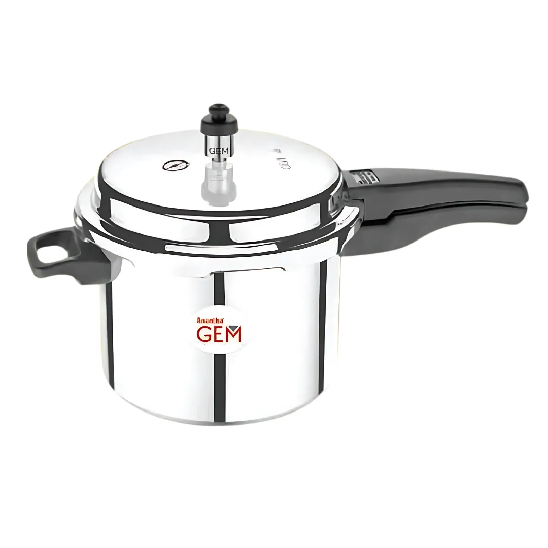 Anantha Gem Aluminum Ex Deep Cooker 6.5 Ltr