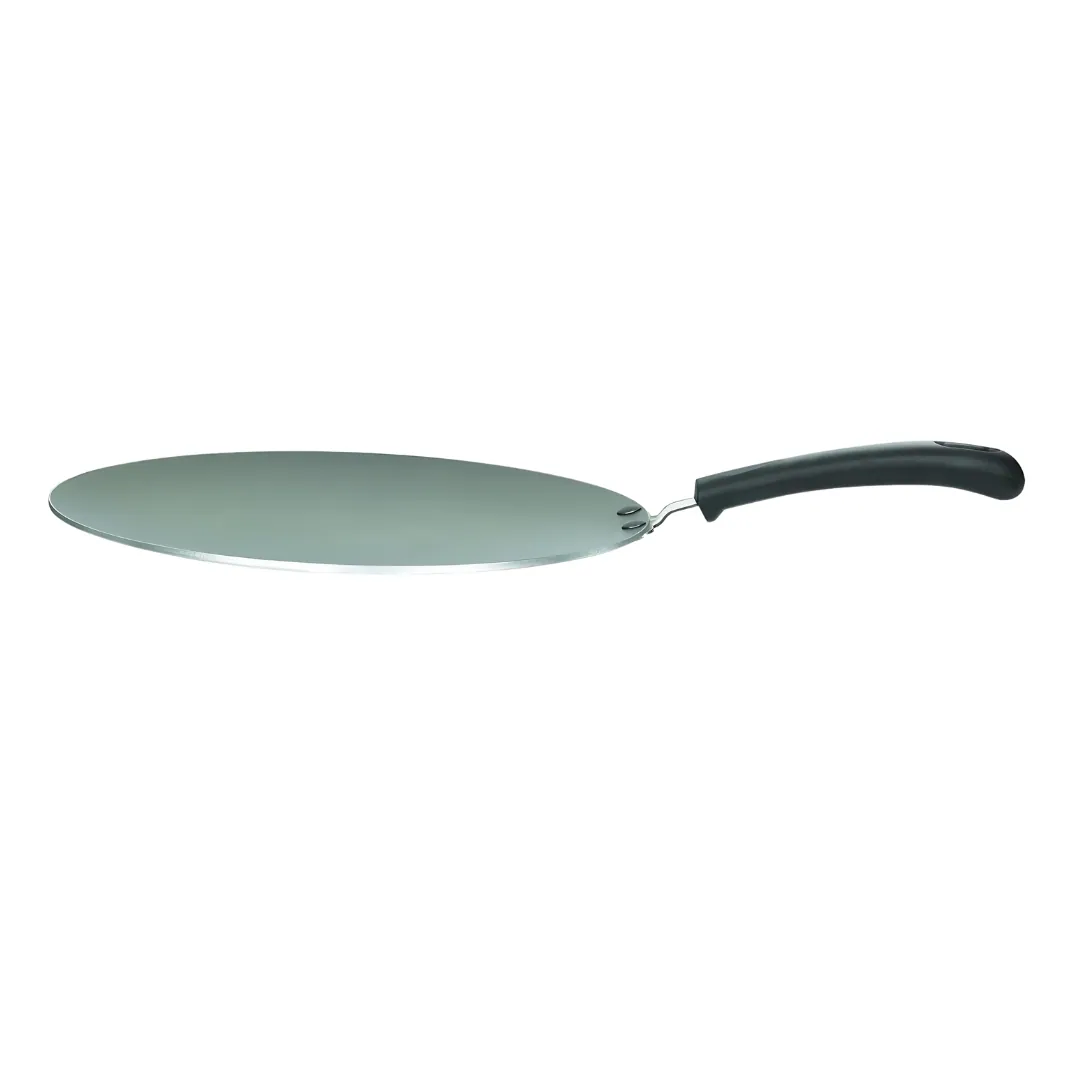 Premier Aluminium Non Stick Supreme Concave Tawa 28 CM Black