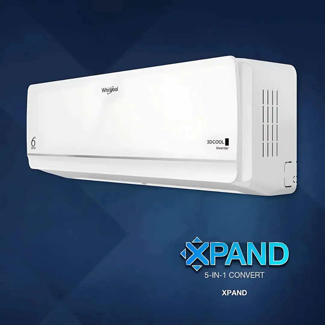 Whirlpool 3D Cool 1.5 Ton 5 Star Inverter Xpand Split Air Conditioner (S5M2PBO)