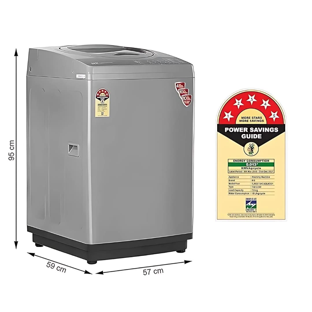IFB Top Load Fully Automatic Washing Machine 7 KG (TL-REGS 7.0KG AQUA-Gray)