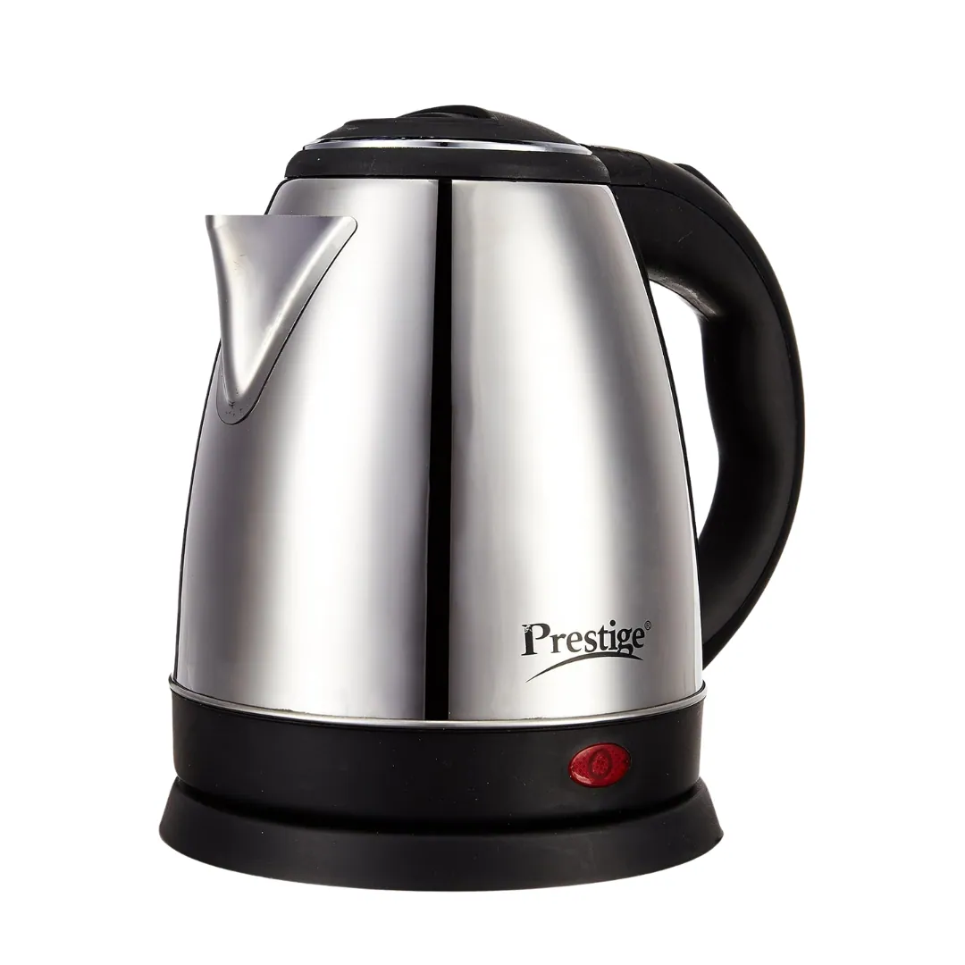 Prestige 1.5 Litre PKOSS Stainless Steel Electric Kettle Silver