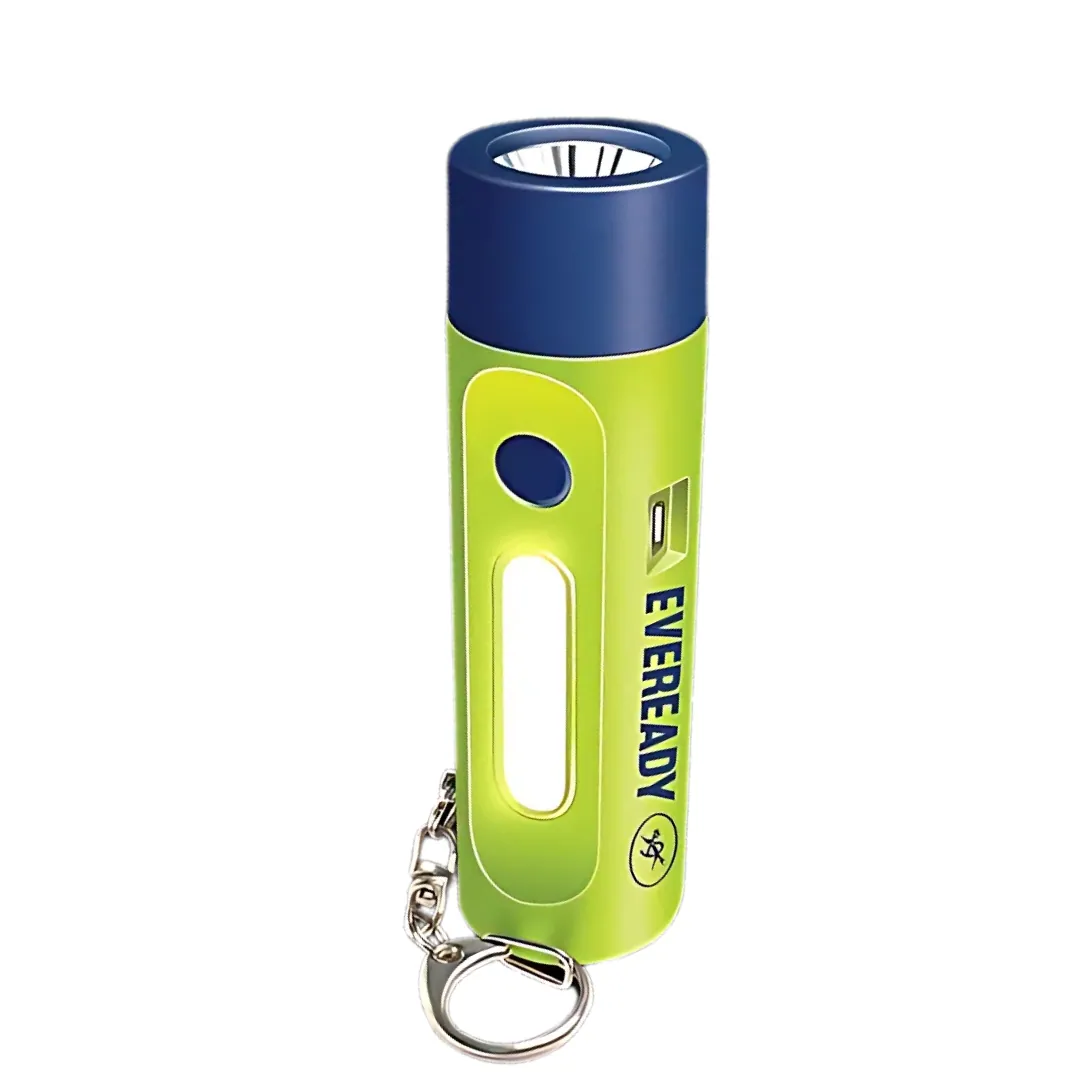 Eveready Siren DL102 Rechargeable Torch Light With Safety Alarm Green