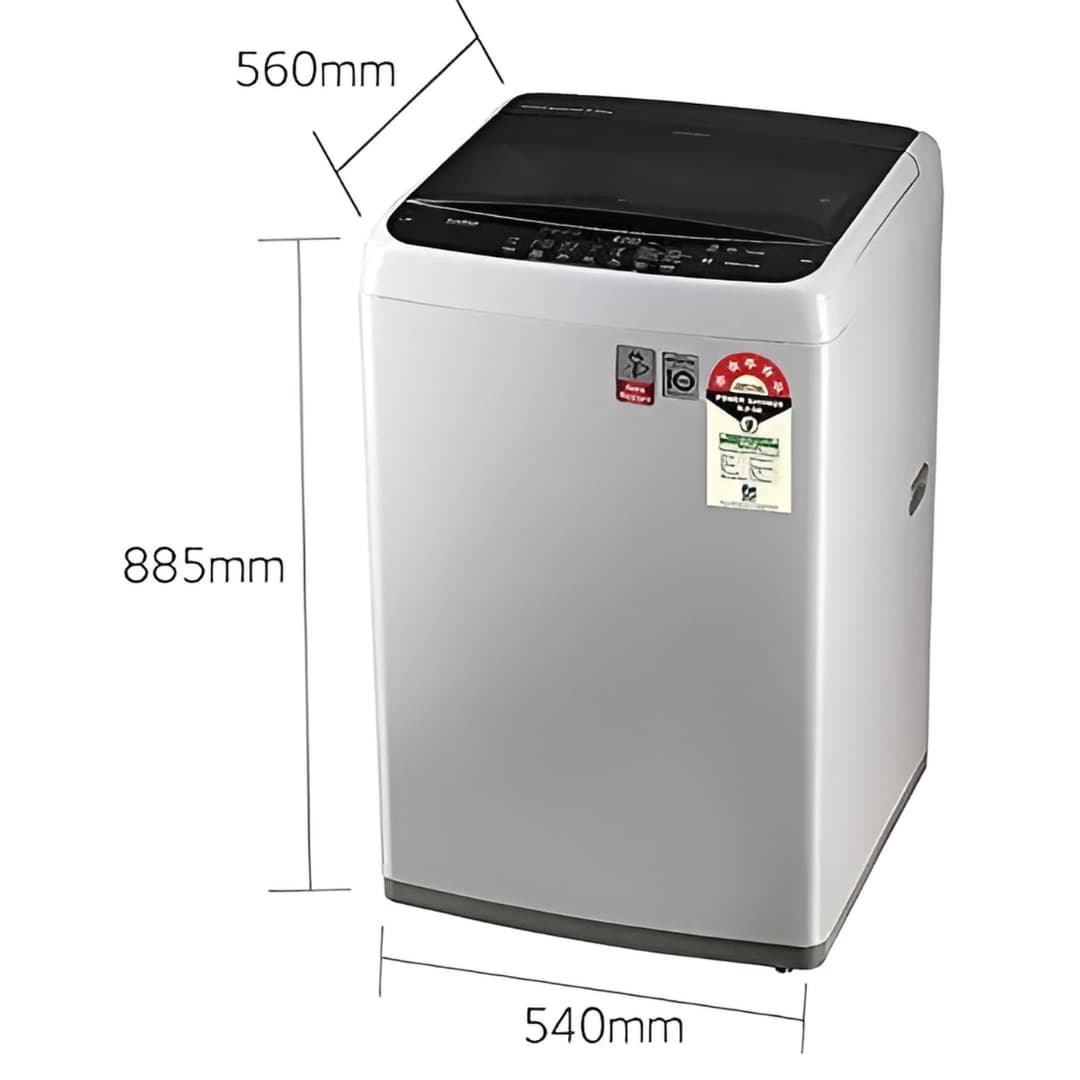 LG Top Load Fully Automatic Washing Machine 6.5 KG (T65SPSF1ZA-Silver)