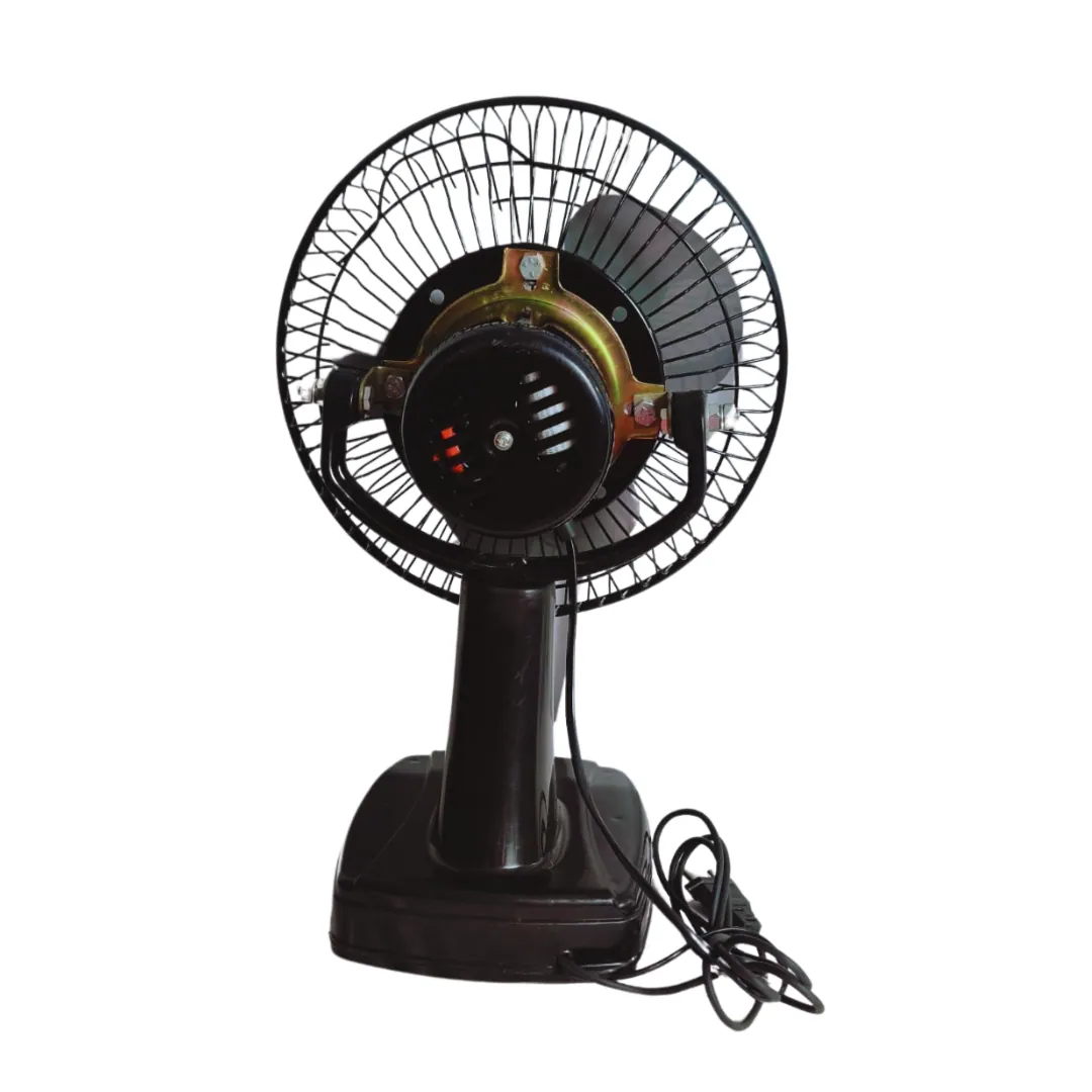 Jaipan 3-In-One Multi Utility Black Table, Wall Fan