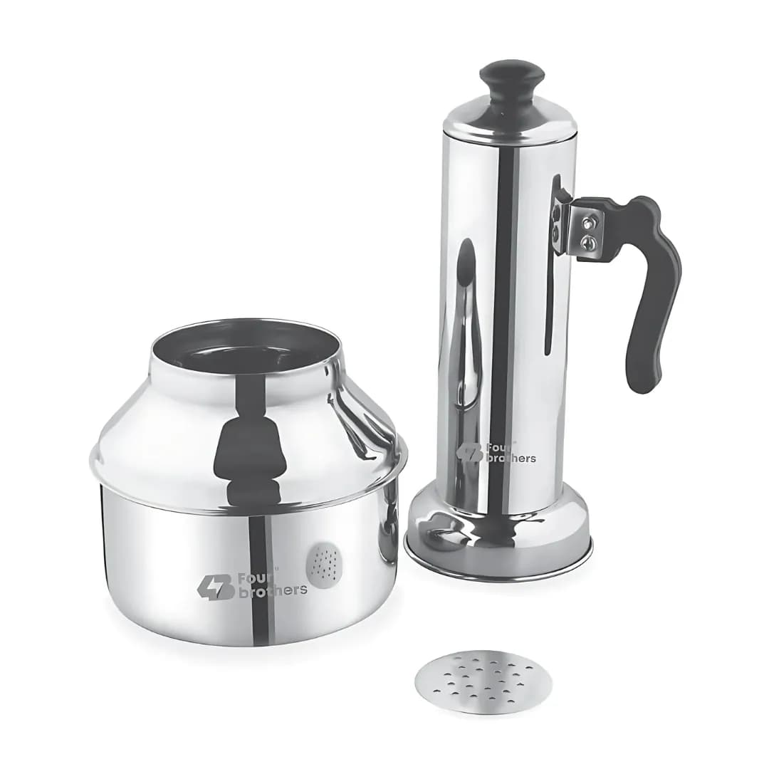 Four Brothers Traditional Stainless Steel Puttu Kodam