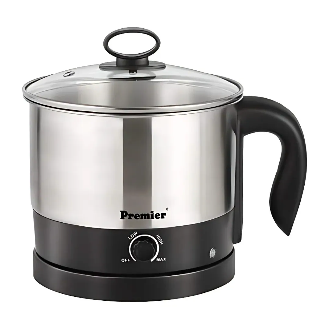 Premier Multi Purpose Kettle 1.2 Ltr Sliver