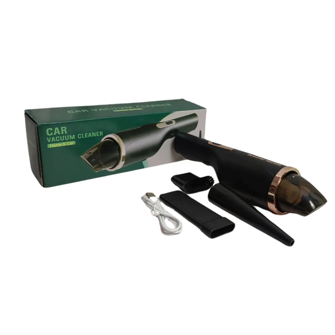 Car & Home Wireless Vacuum Cleaner Rechargeable 120 ML Black