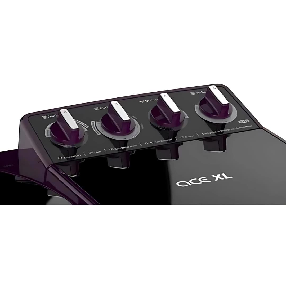 Whirlpool Top Load Semi Automatic Washing Machine 9.5 KG (SA 95 X 5S-White With Royal Purple Lid)