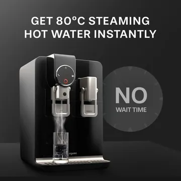 Aquaguard Blaze Insta 5.6L RO Plus UV Plus TA Plus Hot Plus SS Water Purifier Black 5.6 Ltr