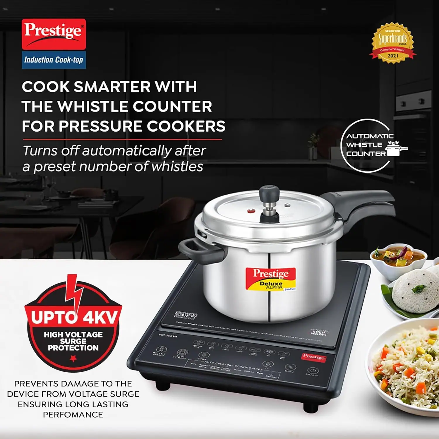 Prestige PIC 31.0 V4 Induction Cooktop 2000 W Black