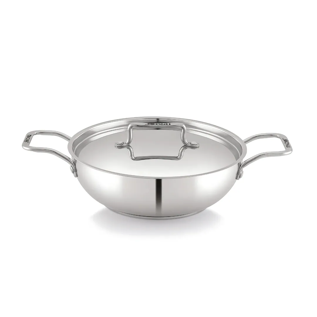 3B Stainless Steel Kadai Lid