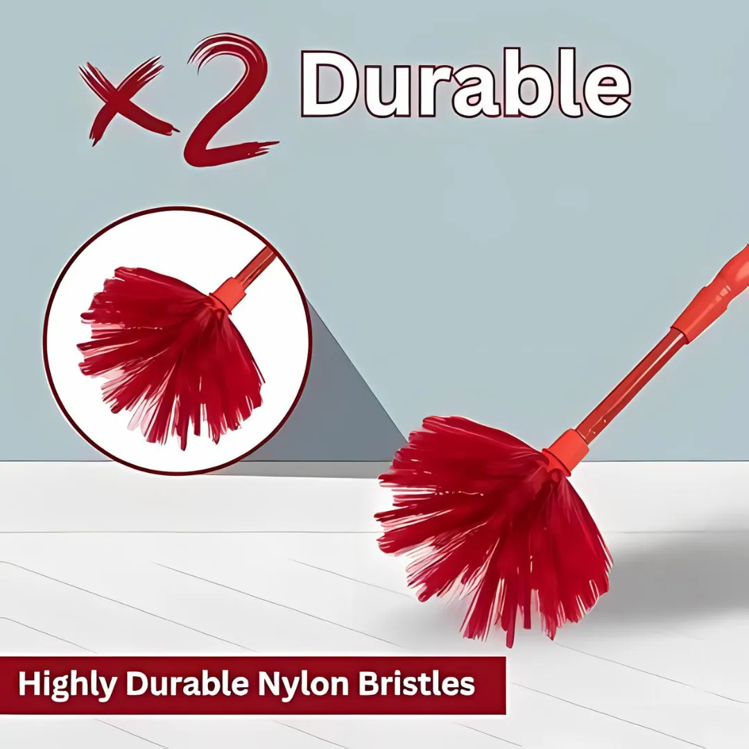 Cobweb Long Rod Dust Removal Red Tool Stick