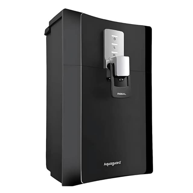 Aqua Sure Aquaguard Regal RO | UV | MTDS Water Purifier Black 6 Ltr